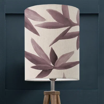 Dunelm Silverwood Cylinder Lamp Shade Silverwood Violet Purple