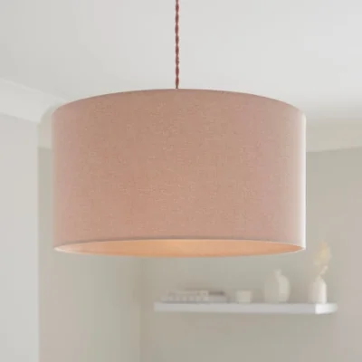 Dunelm Luna Shallow Drum Lamp Shade