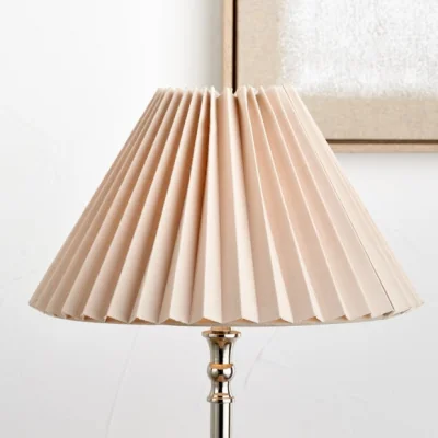 Dunelm Pacific Lifestyle Amelia Pleated Tapered Lamp Shade