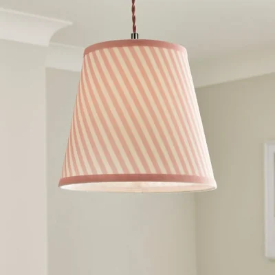 Dunelm Country Stripe Tapered Lamp Shade