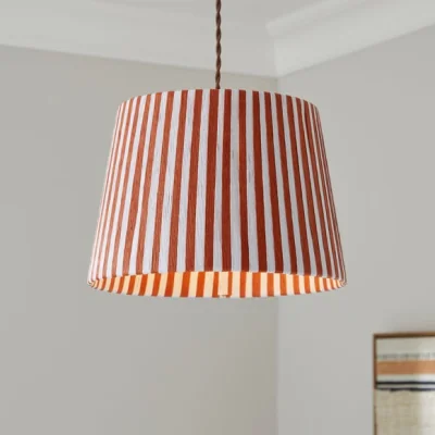 Dunelm Suzie Striped Easy Fit Tapered Lamp Shade