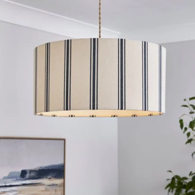 Dunelm Folkstone Stripe Easy Fit Lamp Shade