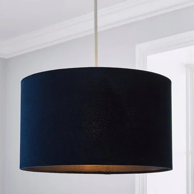 Dunelm Nesa Velvet Lamp Shade