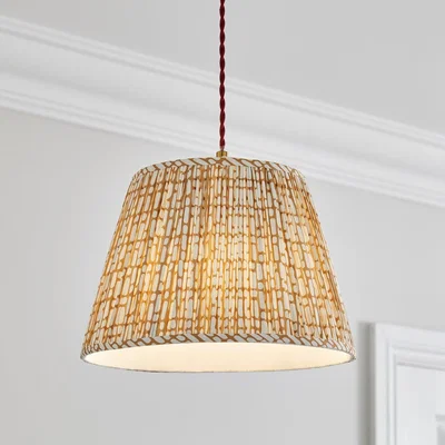 Dunelm Dash Ruched Tapered Shade Gold
