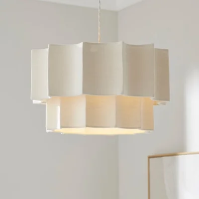 Dunelm Star Two Tier Easy Fit Lamp Shade