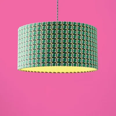 Dunelm Yinka Ilori Sweet Flows Easy Fit Drum Lamp Shade