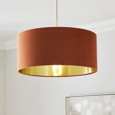 Dunelm Nesa Velvet Lamp Shade