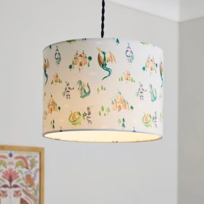 Dunelm Knight Time Tales Easy Fit Lamp Shade