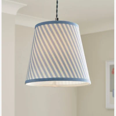 Dunelm Country Stripe Tapered Lamp Shade