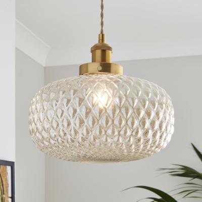 Dunelm Silas Embossed Easy Fit Pendant Shade