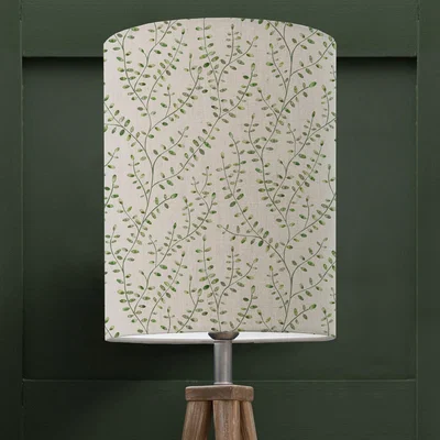 Dunelm Eden Cylinder Lamp Shade Eden Apple Green