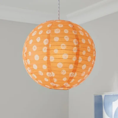 Dunelm Polka Dot Easy Fit Round Pendant Shade