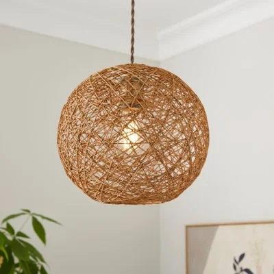 Dunelm Paper String Ball Easy Fit Pendant Shade
