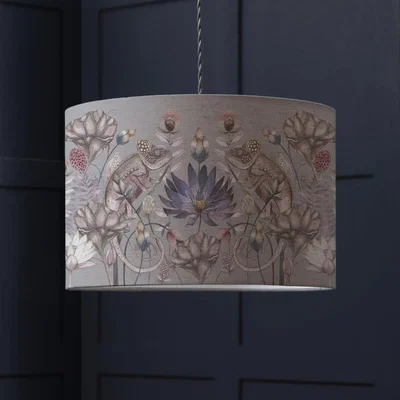 Dunelm Osawi Drum Lamp Shade Osawi Violet Purple