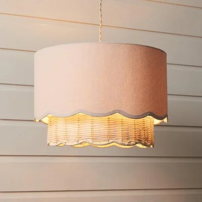 Dunelm Sofia Rattan Easy Fit Lamp Shade
