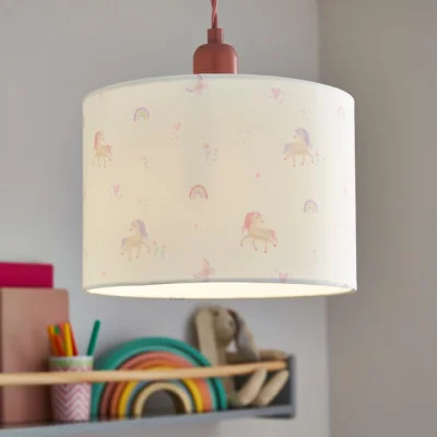 Dunelm Unicorn Easy Fit Lamp Shade