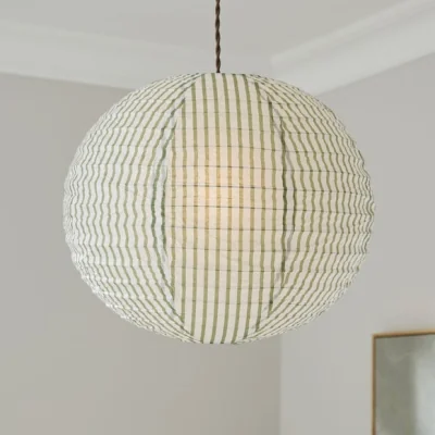 Dunelm Striped Easy Fit Round Pendant Shade