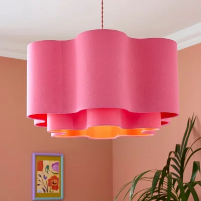 Dunelm Sophie Robinson Wavy Two Tier Lamp Shade