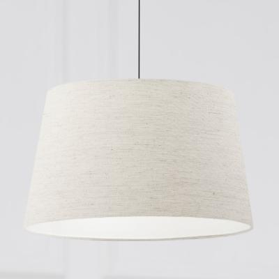 Dunelm Plain Tapered Lamp Shade Linen (Cream)
