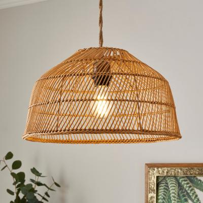 Dunelm Andre Rattan Easy Fit Pendant Shade Natural