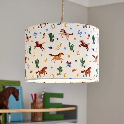 Dunelm Cowboy Carnival Easy Fit Lamp Shade