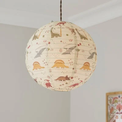 Dunelm Dinosaur Easy Fit Round Pendant Shade