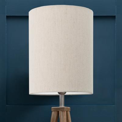 Dunelm Plain Cylinder Lamp Shade Linen (Cream)