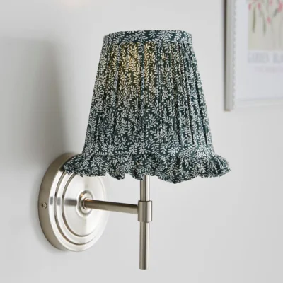 Dunelm Leaf Easy Fit Ruffle Lamp Shade