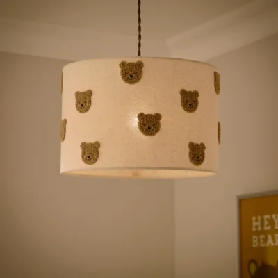 Dunelm Teddy Applique Easy Fit Lamp Shade