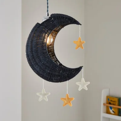 Dunelm Moon and Stars Easy Fit Pendant Shade