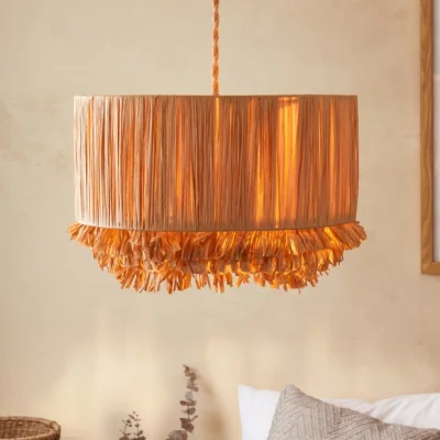 Dunelm Kassia Raffia Easy Fit Pendant Shade
