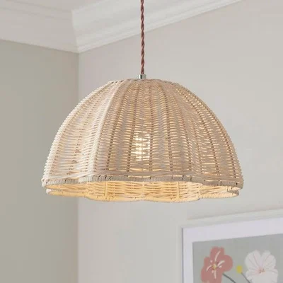 Dunelm Amaria Scallop Easy Fit Pendant Shade