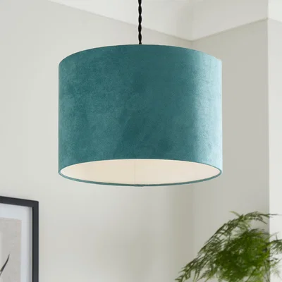 Dunelm Lona Suede Drum Lamp Shade