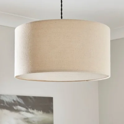 Dunelm Zenna Shallow Drum Lamp Shade