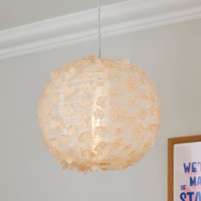 Dunelm Floral Applique Round Lamp Shade MultiColoured