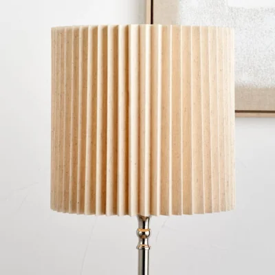 Dunelm Pacific Lifestyle Callista Pleated Drum Lamp Shade