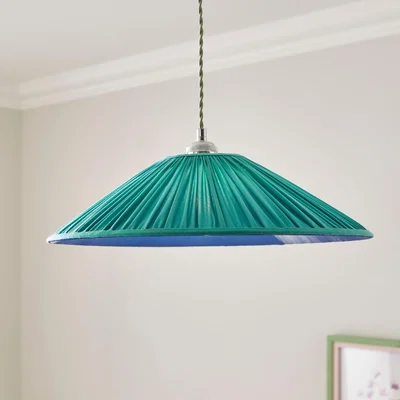 Dunelm Polly Pleated Tapered Lamp Shade