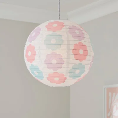 Dunelm Floral Easy Fit Round Pendant Shade