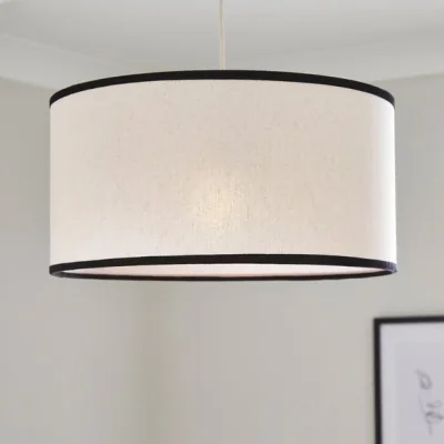 Dunelm Liza Shallow Drum Lamp Shade
