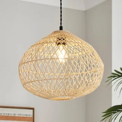 Dunelm Maeve Boho Rattan Easy Fit Pendant Shade