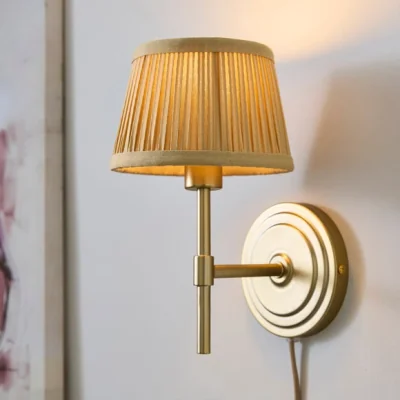 Dunelm Polly Pleated Drum Lamp Shade