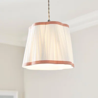 Dunelm Charming Pleated Lamp Shade Pink