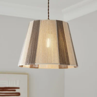 Dunelm String Striped Easy Fit Pendant Shade