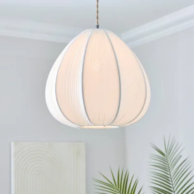 Dunelm Presley Pleated Easy Fit Lamp Shade