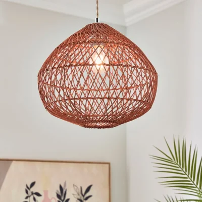 Dunelm Maeve Rattan Easy Fit Pendant Shade