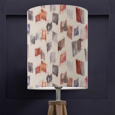 Dunelm Arwen Cylinder Lamp Shade Arwen Scarlet Red