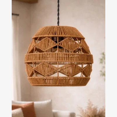 Dibor Guthrie Rattan Easy Fit Light Shade