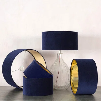 Graham & Green Midnight Velvet Lamp Shade 16"