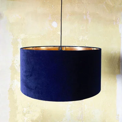 Graham & Green Midnight Velvet Pendant Shade