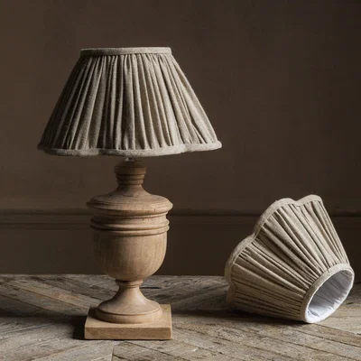 Graham & Green Graham and Green Scalloped Linen Empire Shade 13"